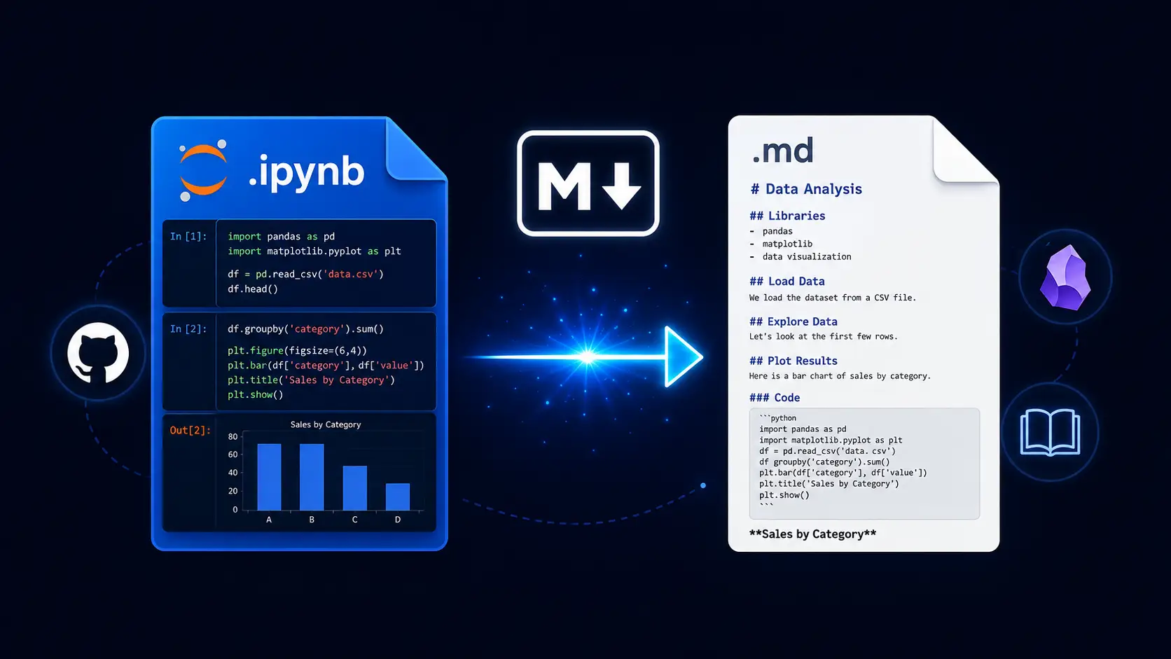 Ipynb to MD